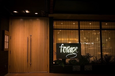 Exterior Signage of Forage Restaurant