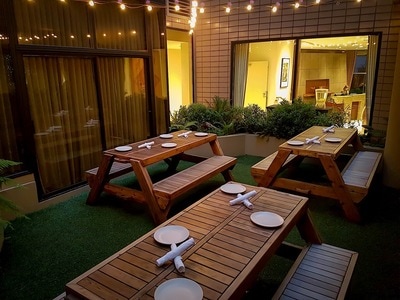 Outdoor Seating at Forage
